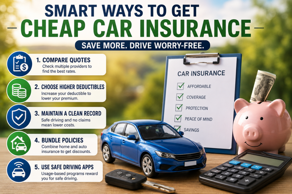 How to Get Cheap Car Insurance in the USA: 15 Proven Ways (2026 Guide)