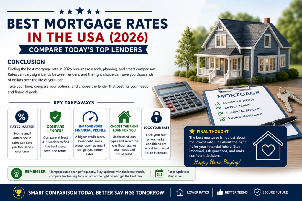 Best Mortgage Rates in the USA (2026): Compare Today’s Top Lenders